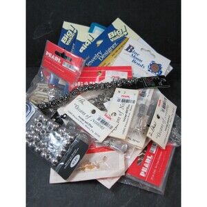 Jewelry Making Supplies Lot of 30 Some Vintage Earring Making Beads Jump Rings